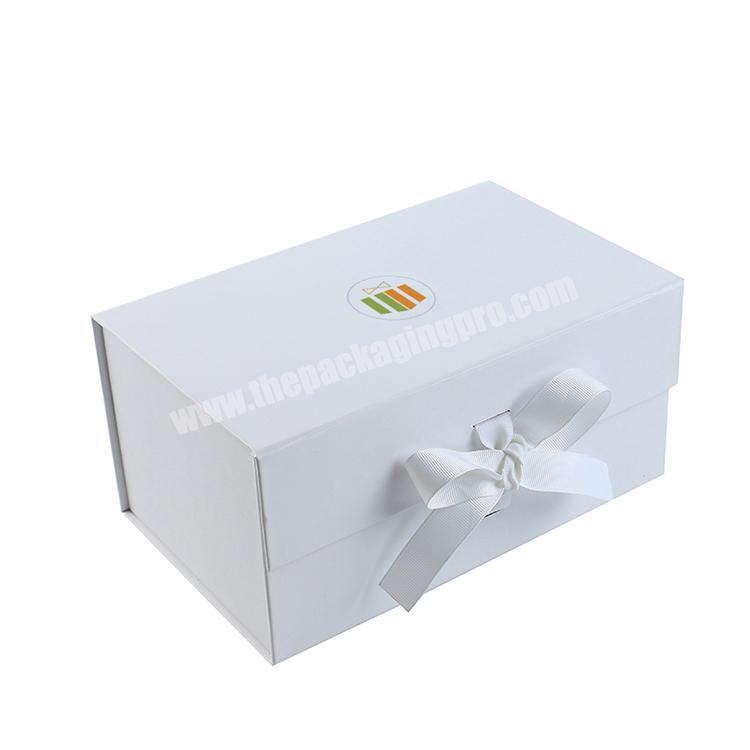 Bow Tie High Quality Folding Ribbon Gift Box For Birthday