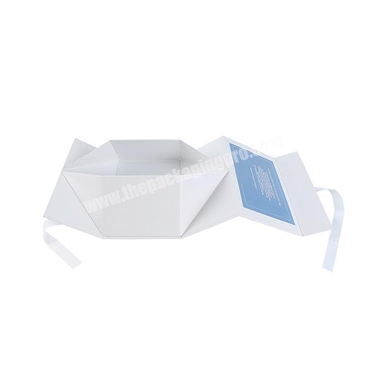 Bow Tie High Quality Folding Ribbon Gift Packaging Paper Box For Birthday