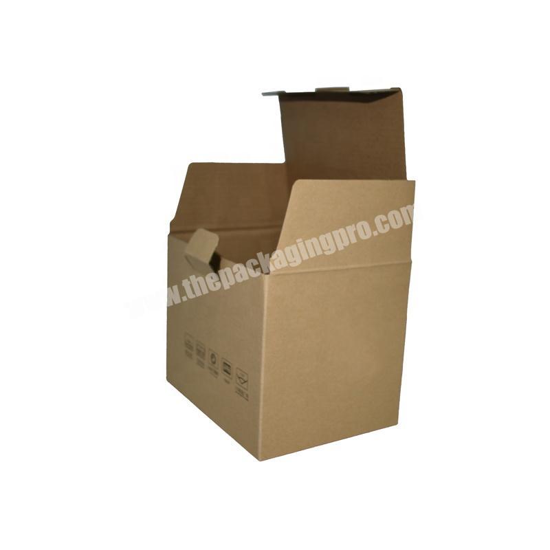 Box factory print electronic packaging corrugated box with child proof design