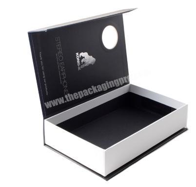 Box manufacturer custom logo magnetic closure cardboard gift packaging box with handle