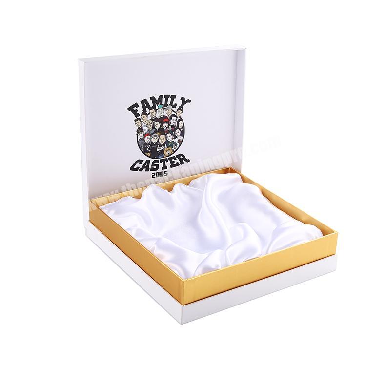 Box manufacturer customized small white cosmetic packaging decorative boxes with lids