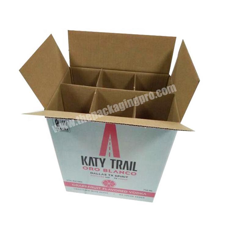 Box packaging wine transport box