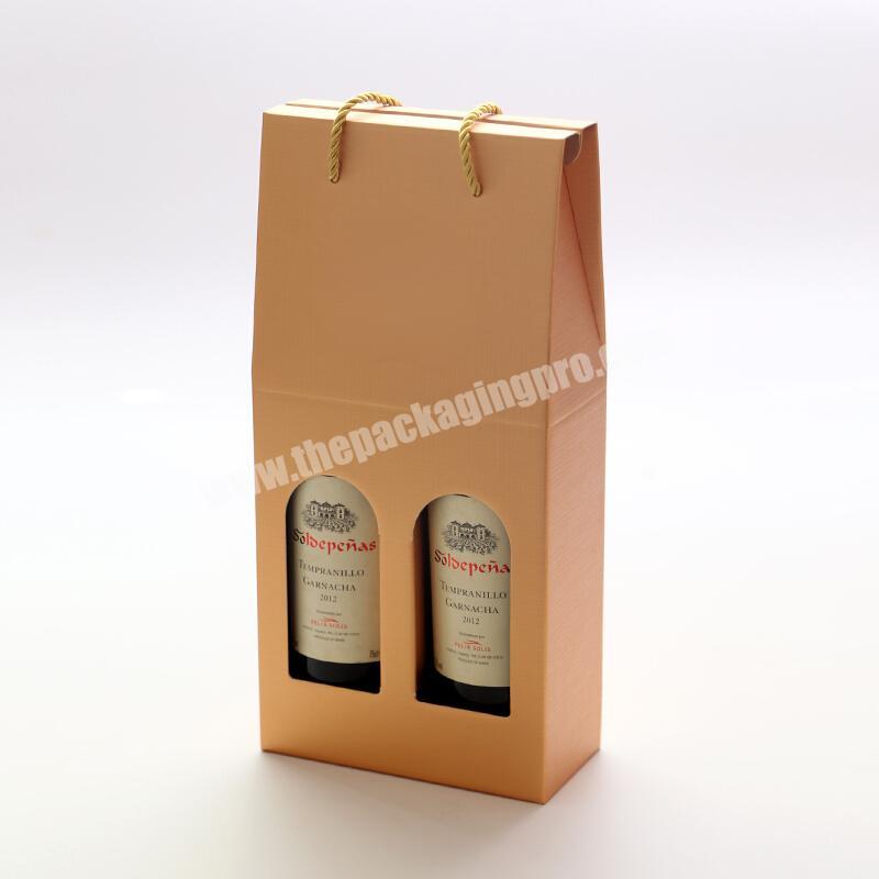 Brand New Custom Designer Idea Logo Printed Handbag Winw Glass Packaging Gift Box For Sale