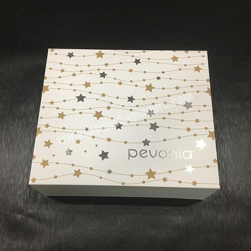 Branded High Quality Custom Design Cardboard Flip Top Magnetic Closure Gift Box