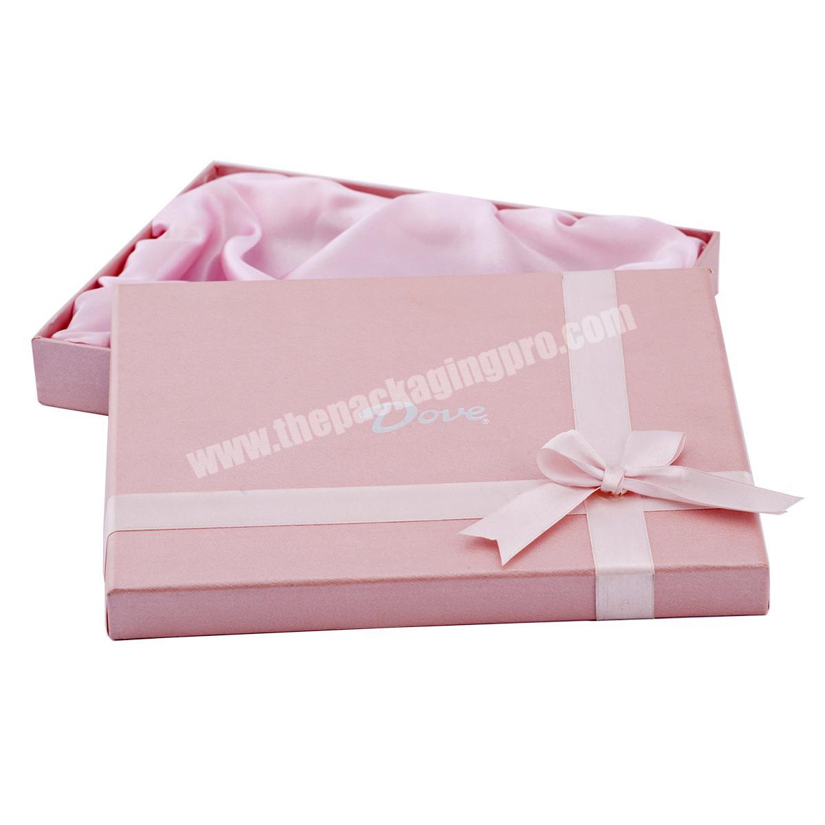 brightly color paper box with lid