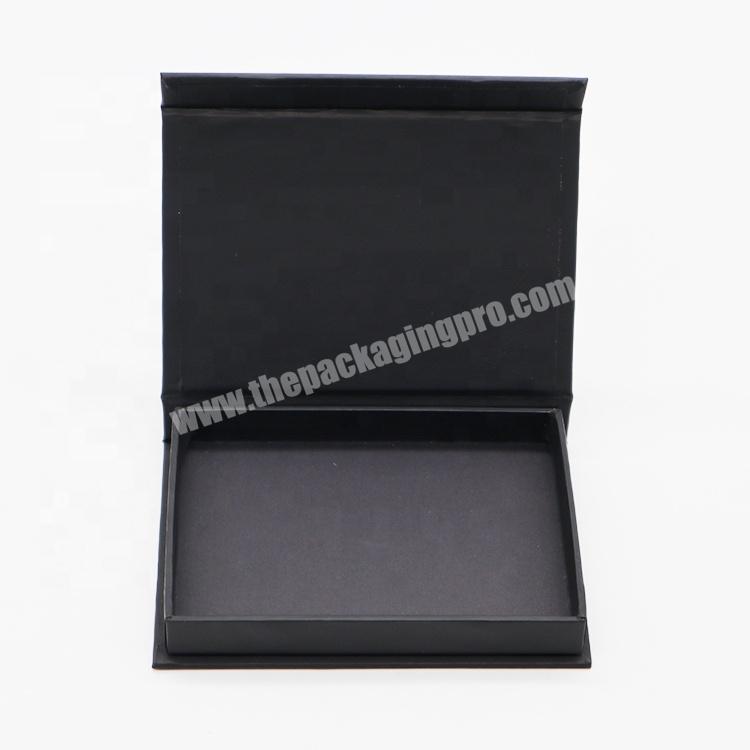 Brothersbox Custom Packaging Rigid Paper Matt Black Bespoke Magnetic Gift Box