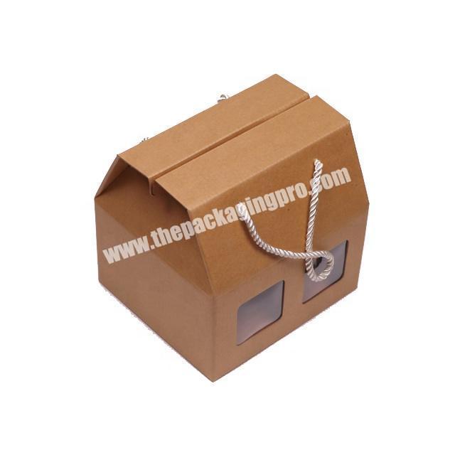 brown kraft corrugated box custom box  paper gift
