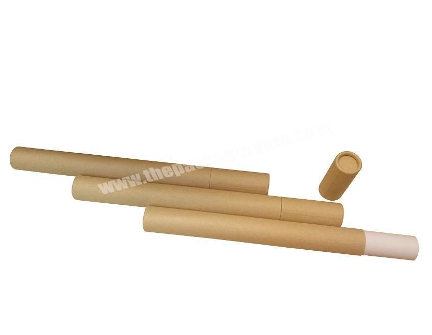 Brown Kraft paper boxes packaging  Recycled small craft paper cardboard mailing tubes