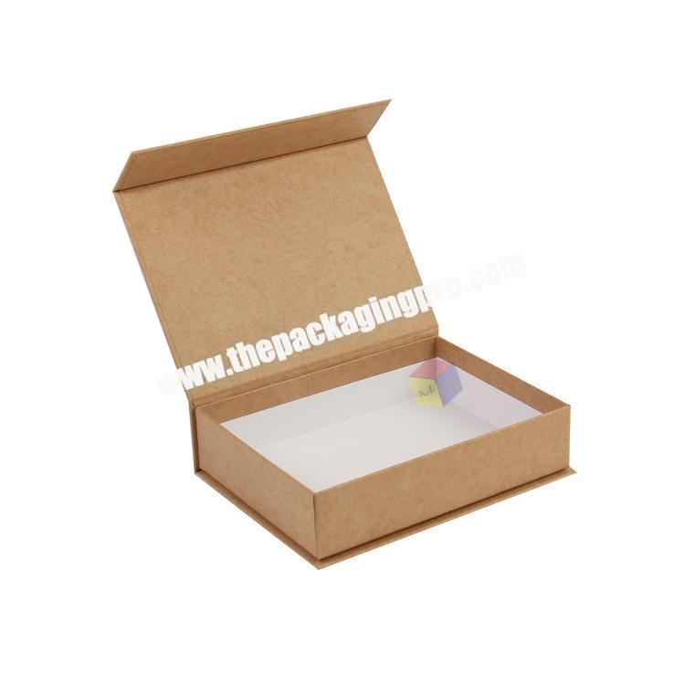 brown kraft paper packaging rigid magnetic gift box