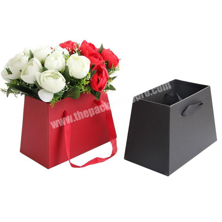 Bucket Shape Bouquet Carrier Gift Flower Packing