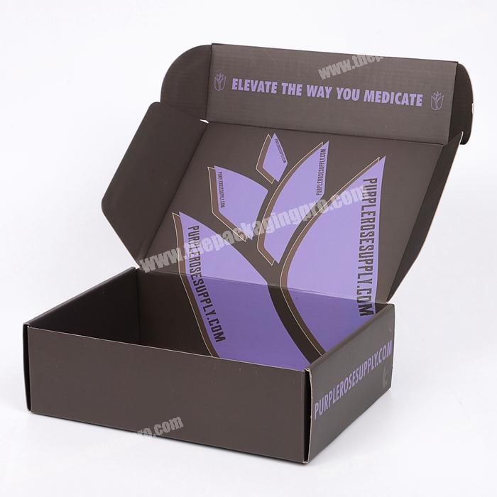 Bulk Customized Black Paper Subscription Box Hard Corrugated Cardboard Gift Packaging Mailer Boxes