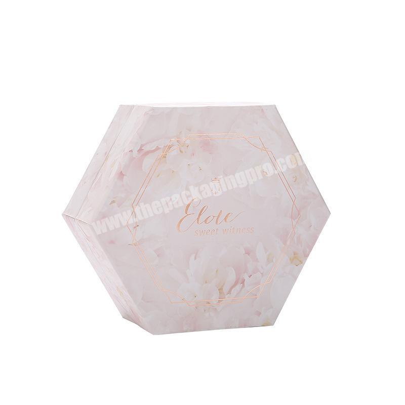 candy and chocolate gift boxes hexagon paper package boxes