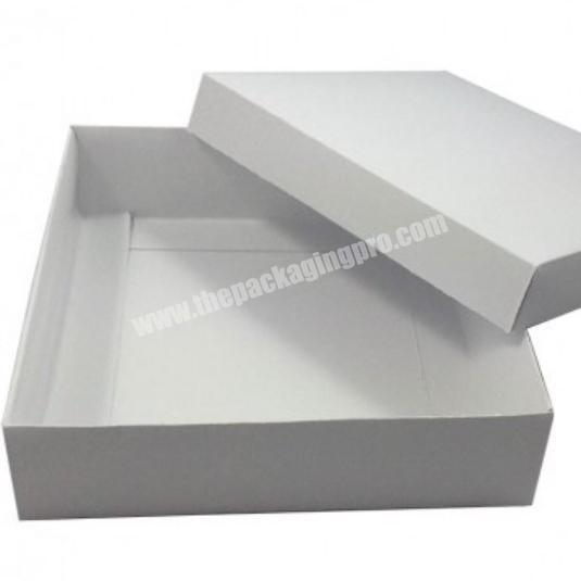 card Paper box with hot stamping logo  flat shipping