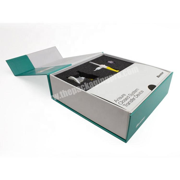 Cardboard Box for Medical Device Cardboard Box with Foam insert PVC blister tray