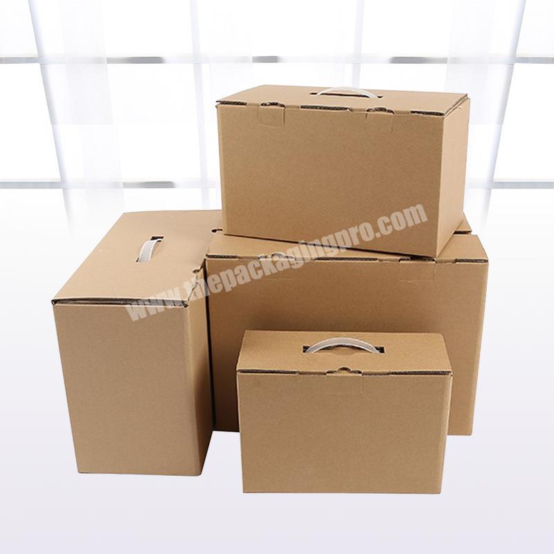 Cardboard box with handle suitcase shaped gift box