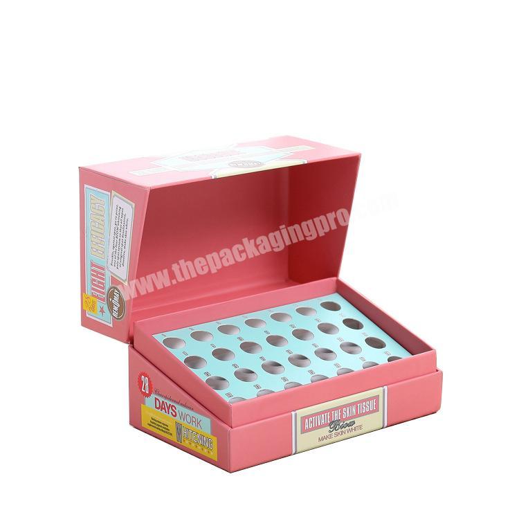 cardboard boxes custom logo packaging box for lip gloss cosmetics