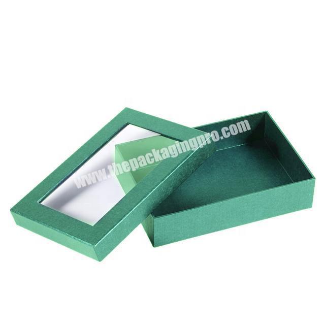 cardboard boxes with window oem packaging gift box for cosmetic