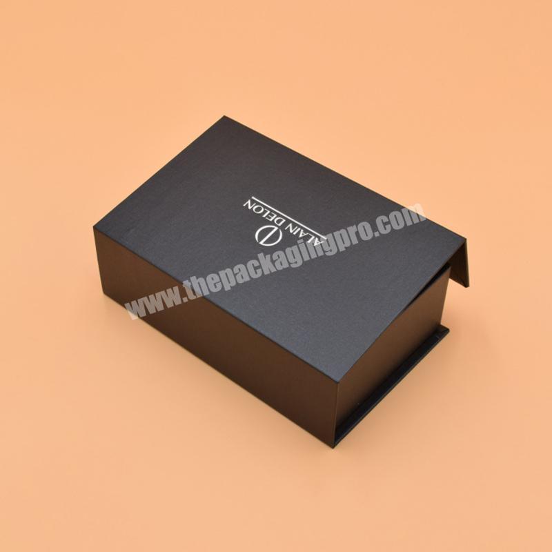 Cardboard Crystal Hardcover High-end Creative Book Shaped Recycled Craft Mobile Cover Logo Printing Packaging Custom Gift Box