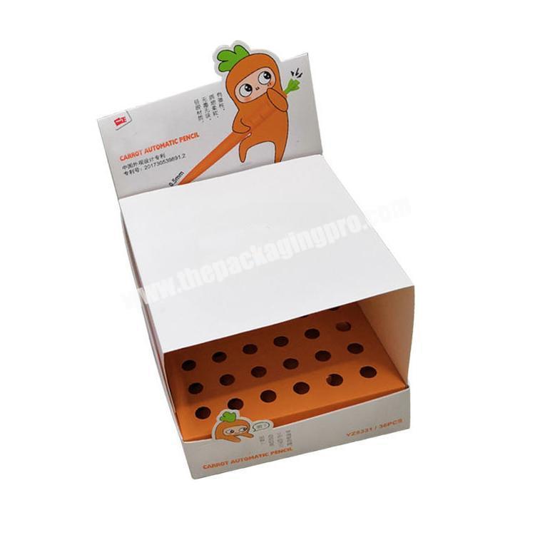 cardboard display table counter display rack paperboard shipping corrugated box