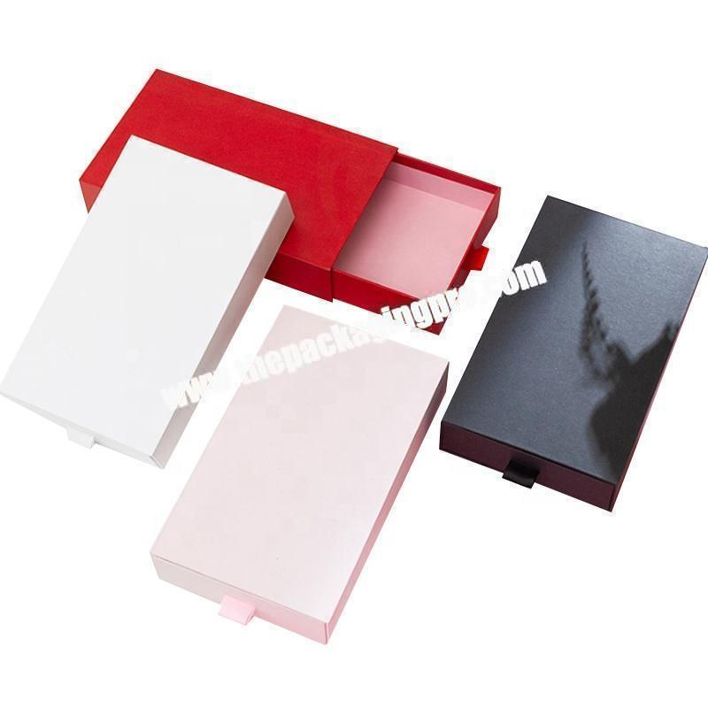 Cardboard Earring Small Paper Ring Box Pink for Jewelry Packing Gift Set Box