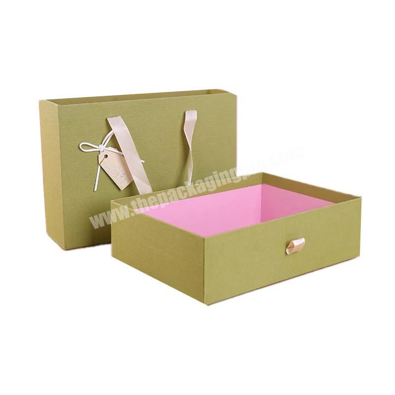 Cardboard hard paper custom luxury large wholesale gift boxes with lids