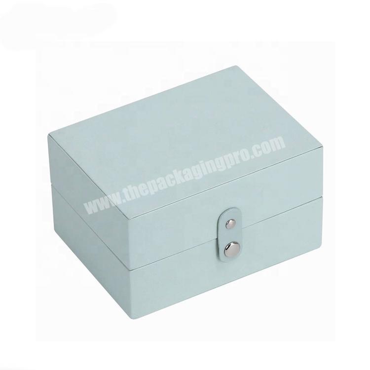 Cardboard Jewelry Box Storage Small Clip Foldable Storage Box White Plain Jewellery Paper Box For Earrings Bracelet