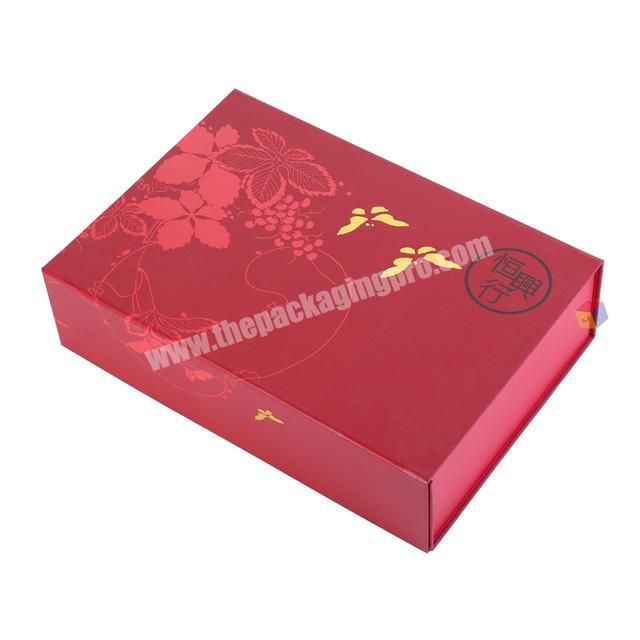 cardboard magnetic gift paper packaging box foldable