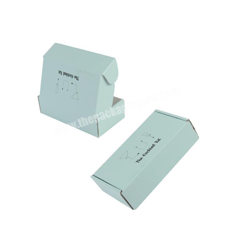 Cardboard Mailing Packaging Box Shipping Packaging For Hair White Corrugated Box