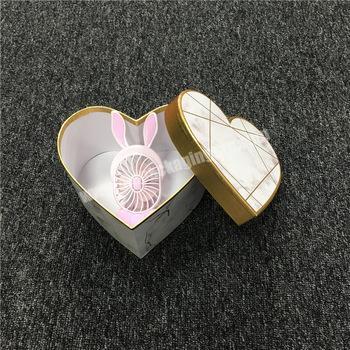 cardboard paper chocolate gift box unique heart packaging boxes with lid