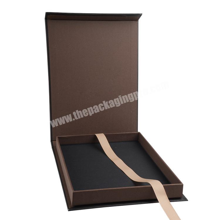 Cardboard Paper Custom Design Magnetic A4  Empty Box Gift Presentation Packaging Boxes