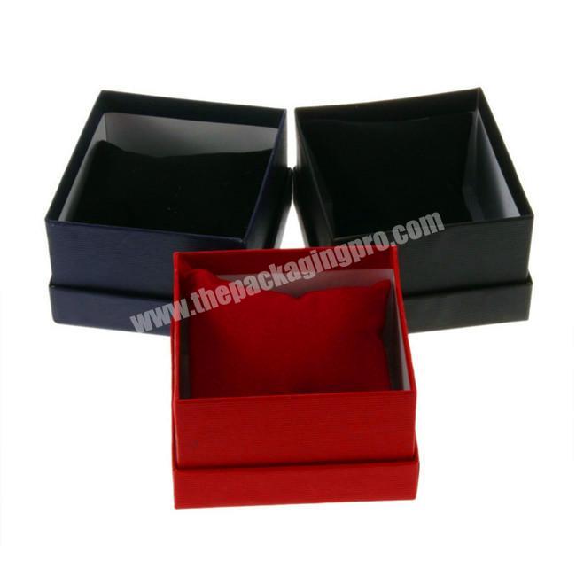 Cardboard Present Gift Box Watch Bracelets Gift Box Storage Box with Cushion