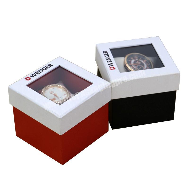 cardboard rigid gift box with lid for watch packing