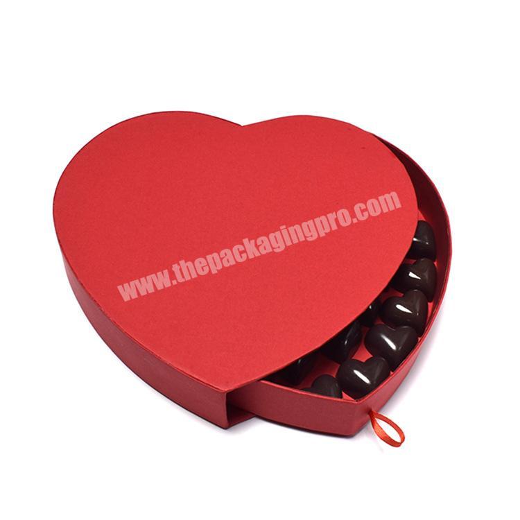 cardboard snack boxes fancy empty heart shaped chocolate box drawer wedding door gift box