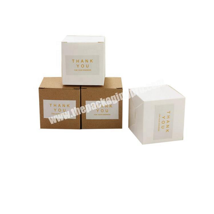 Care Pack Wholesales Supply Eco Friendly Collapsible Gift Soap Box Kraft Sweet Candy Cookie Gift Boxes