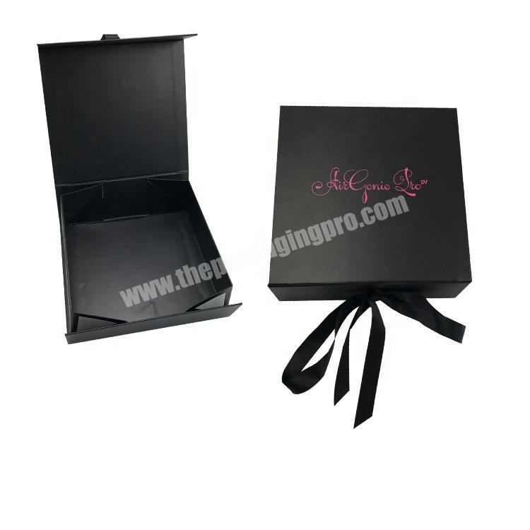 CarePack Custom Creative Luxury Stain Hair Extension Packaging Magnetic Cardboard Paper Gift Boxes