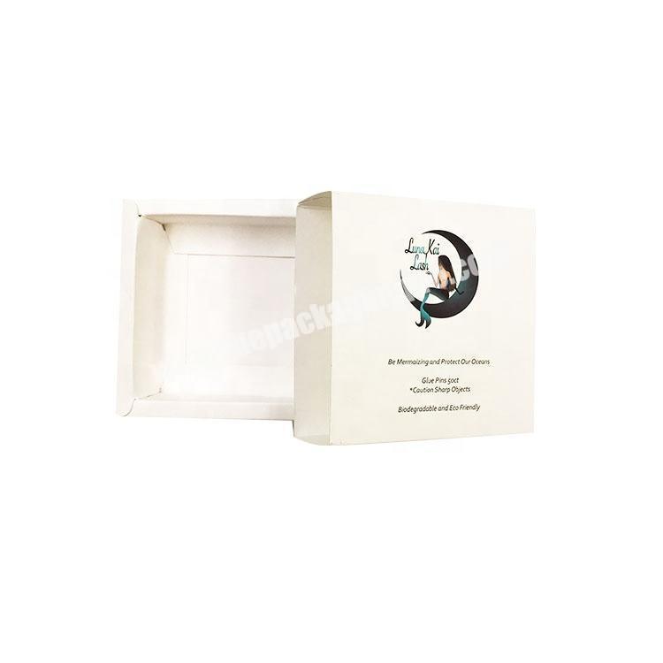 CarePack Custom Packaging Box Sleeve For Handmade Soap White Craft Packaging