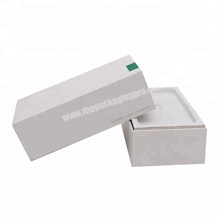Cell phone hardboard paper packaging box
