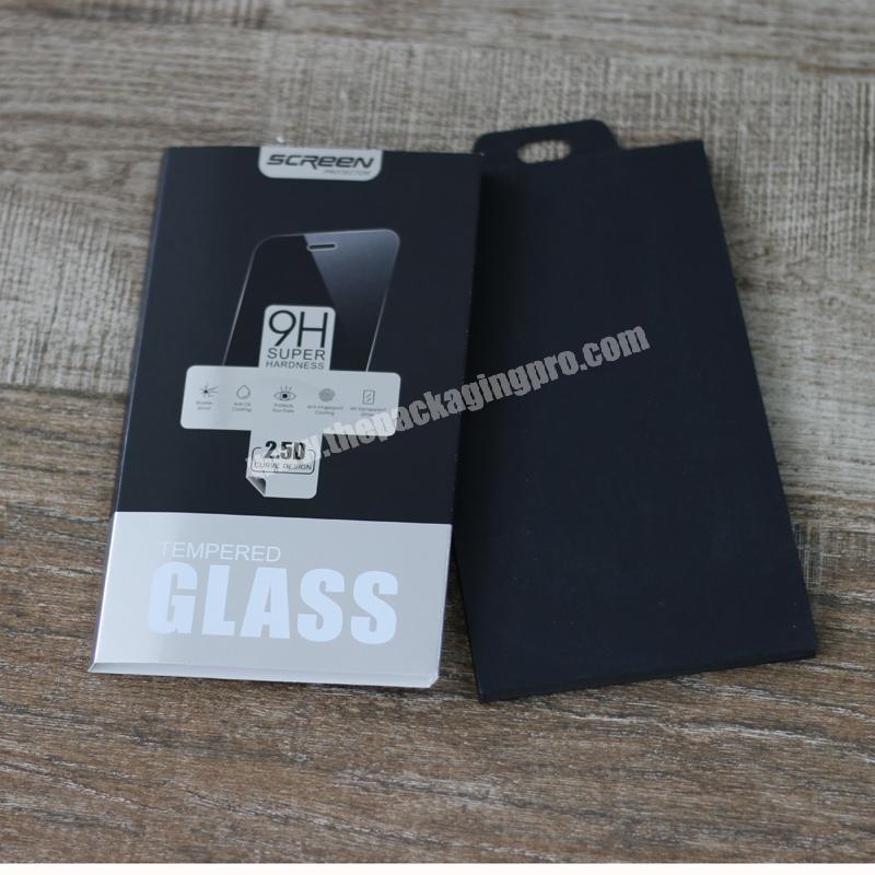 Cell phone screen protector tempered glass paper packaging box