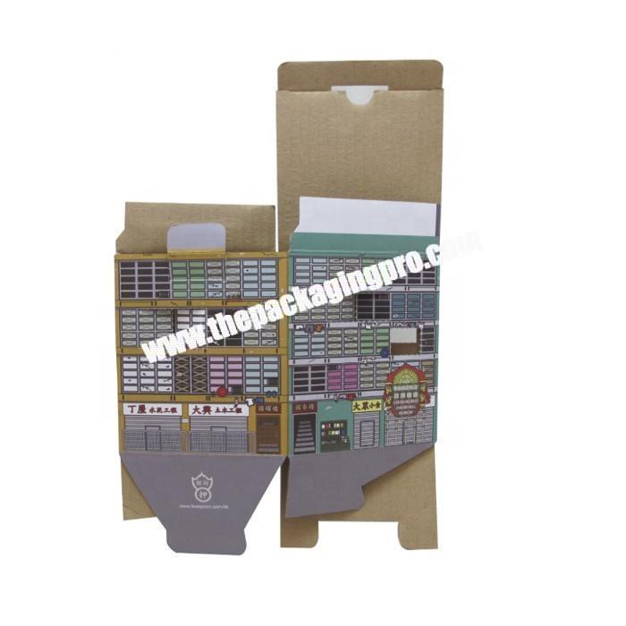 Cheap best quality corrugated paper blade packaging box with window