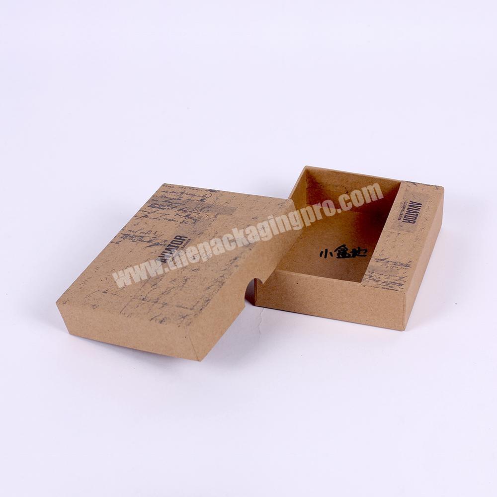 Cheap brown paper box kraft packaging box