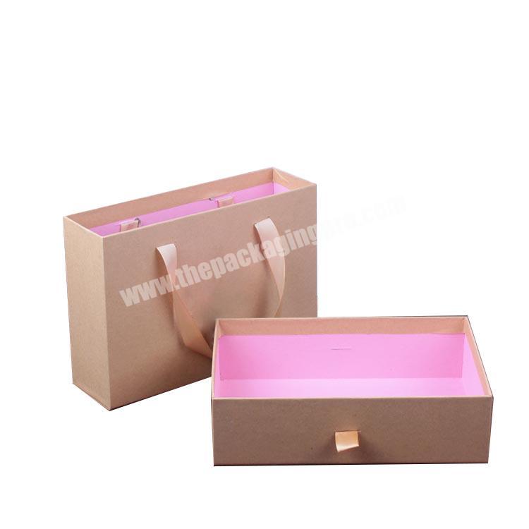 Cheap cardboard drawer storage wholesale nutrition custom kraft paper box for shoes