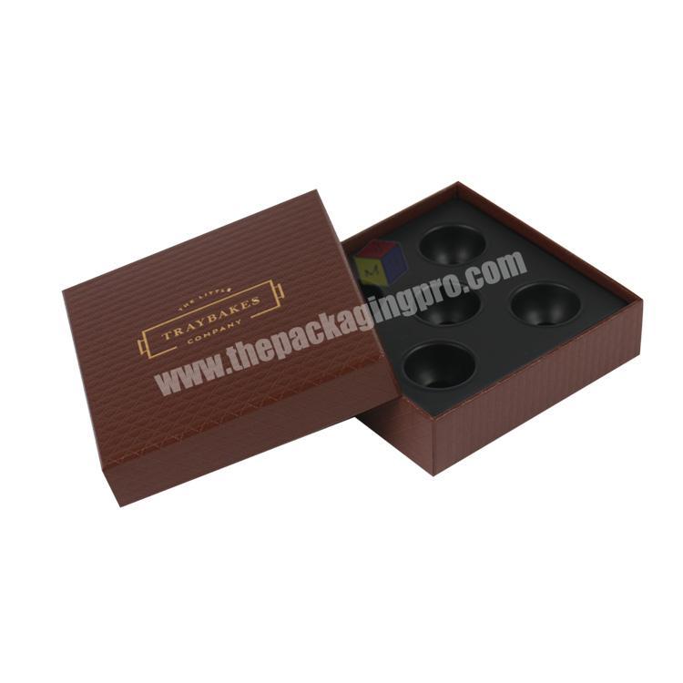 cheap chocolate wholesale truffle boxes with plastic tray