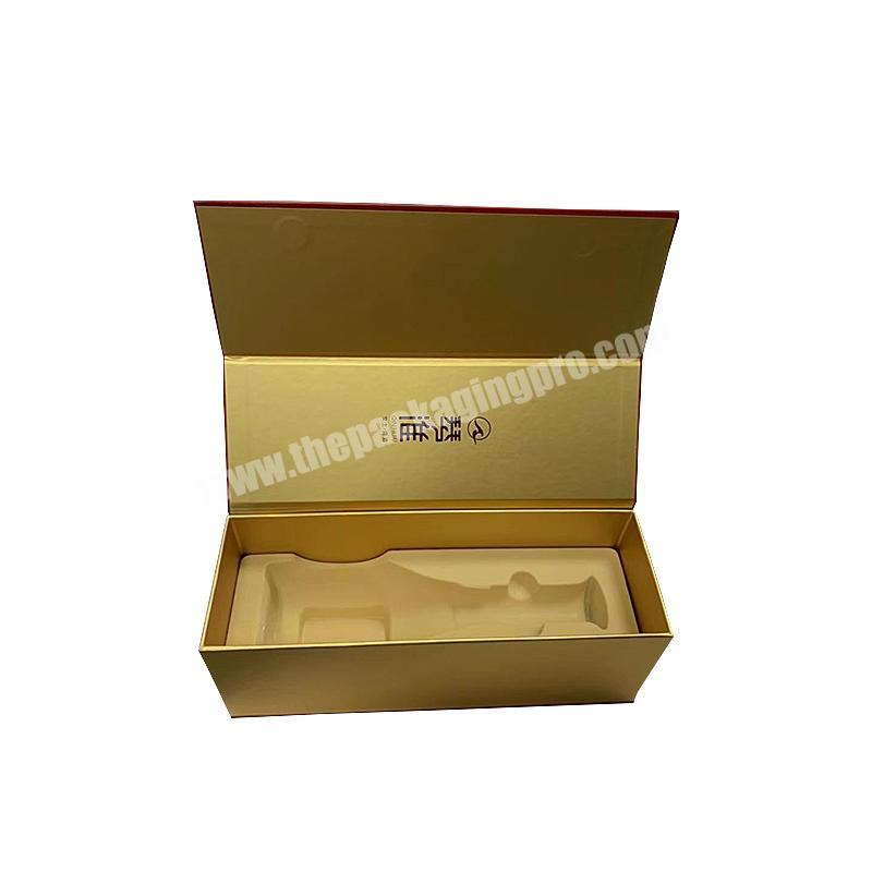 Cheap custom cardboard packaging luxury wine bottle box