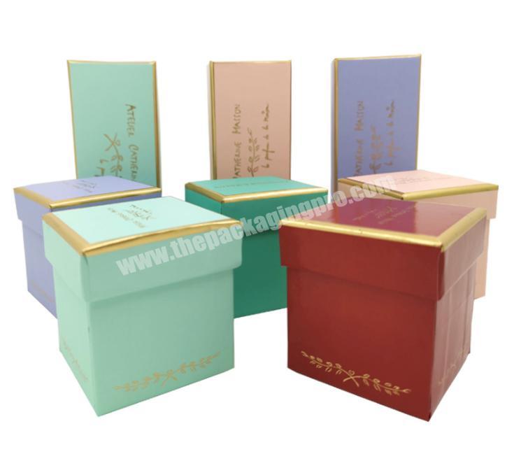 cheap custom cardboard perfume candle  gift boxes