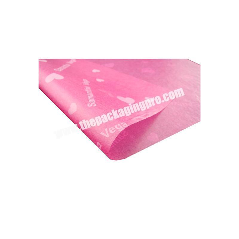 Cheap custom designs tissue paper logo
