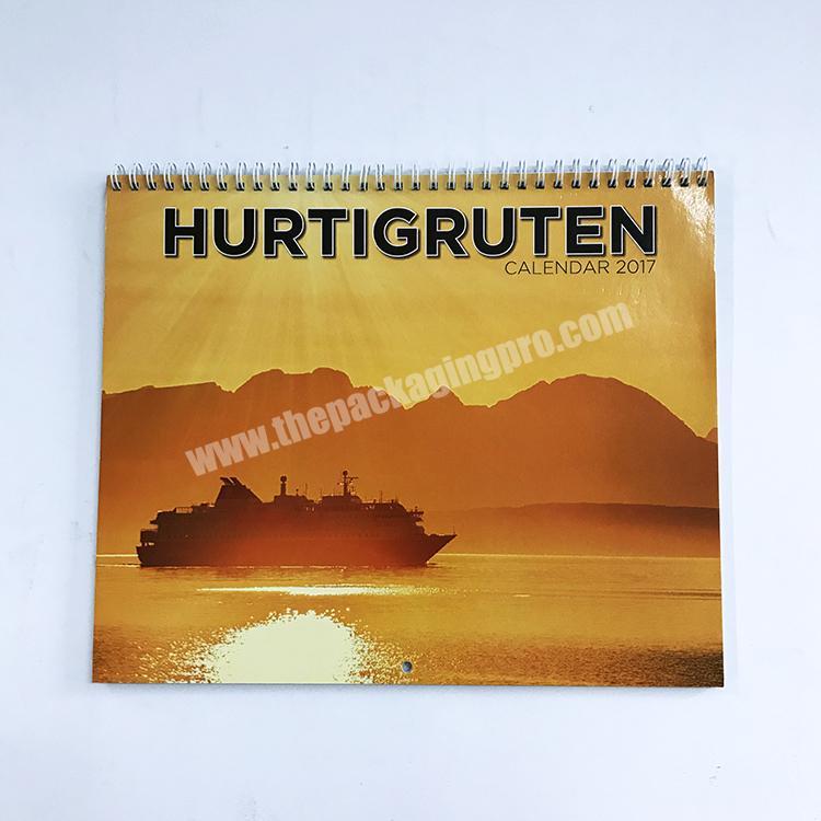 Cheap Custom Full Color Wall Yearly Monthly Calendar Printing China