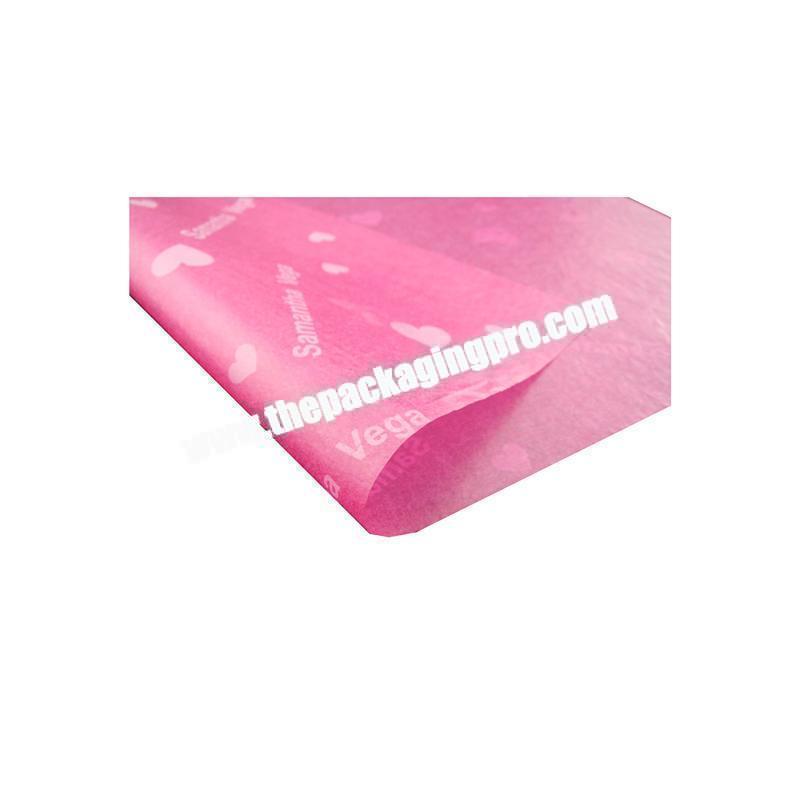 Cheap custom logo printed facial tissue paper