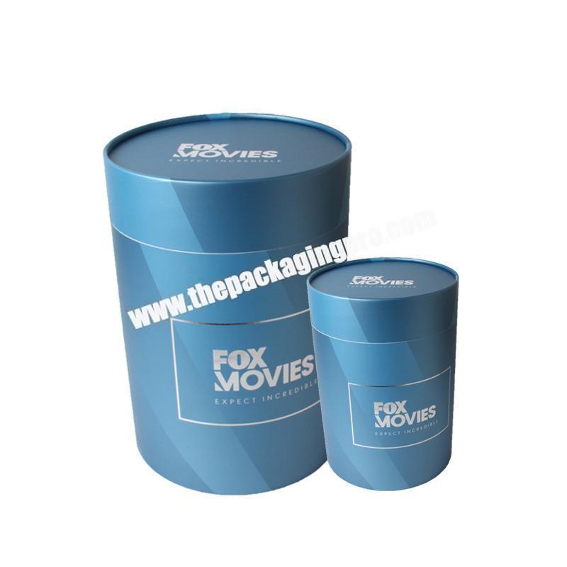 Cheap custom logo printed high quality paper canister