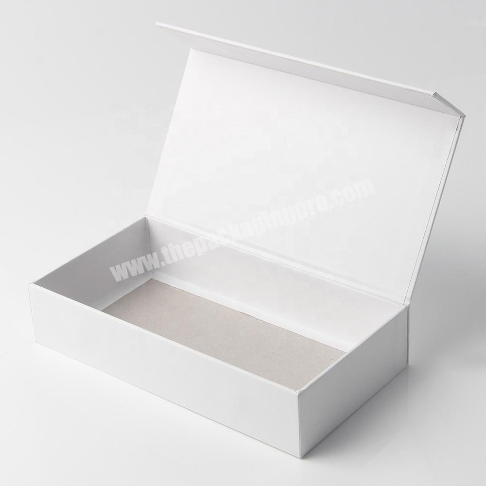 cheap custom logo white magnetic eyelash packaging box plain