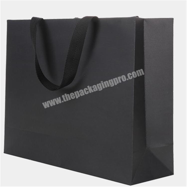 Cheap Custom Printed Luxury Retail kraft paper cosmetic bag